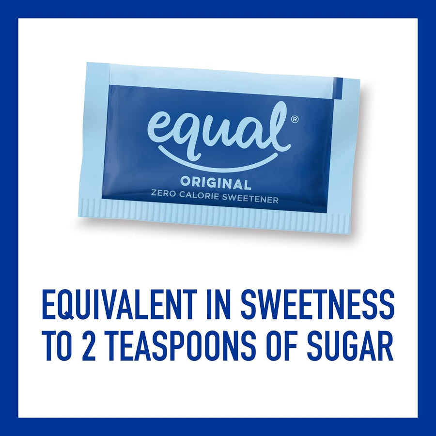EQUAL 0 Calorie Sweetener, Aspartame and Acesulfame-K Sweetener Packets, Zero Calorie Sugar Alternative, Erythritol Free, 800 Ct (Pack of 1)