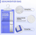 CLEVAST Moisture Absorbers Packets 10 Pack, Dehumidifier Bags for Closet, Unscented Hanging Humidity Absorber in Wardrobes, Bedrooms, Bathrooms(Net Wt. 230g/Pack)