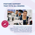 Fit Geno Posture Corrector for Women and Men, Adjustable Full Back Support
