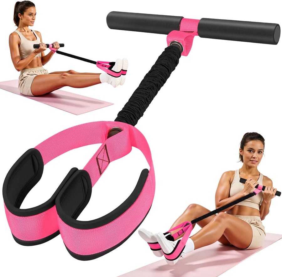Upgraded Durable Pedal Resistance Band with Handle for Full-Body Workout
