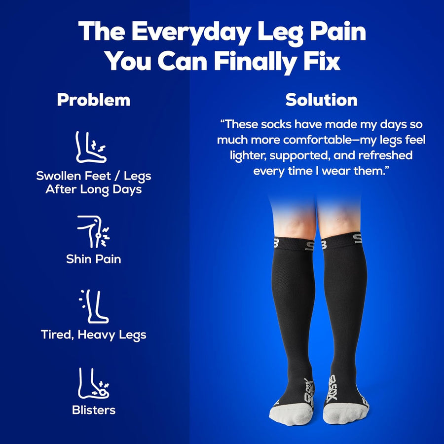 SB SOX Compression Socks for Men & Women 20-30mmHg