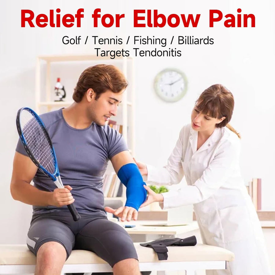 FitBeast Flex Therapy Bar - Relieve Tendonitis, Improve Grip Strength