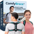 ComfyBrace Posture Corrector Back Brace for Men and Women Adjustable