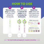 AZO Urinary Tract Infection Test Strips, 3 Count, Clinically Tested, Accurate Results