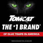 Tomcat Glue Traps Mouse Size with Eugenol for Enhanced Stickiness for Mice, Cockroaches, and Spiders, 6 Traps
