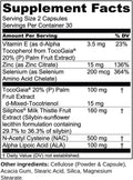 1MD Nutrition LiverMD - Liver Support Supplement | Siliphos Milk Thistle Extract & NAC - Supports Healthy Energy, Immunity & Overall Health - Liver Cleanse & Support | 60 Capsules