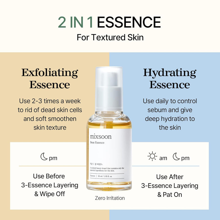 Mixsoon Bean Essence Exfoliating Hyaluronic Acid Serum