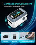 Healthtree JKS50B Fingertip Pulse Oximeter with SpO2 and Heart Rate Monitoring