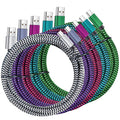 USB Type c Cable, 5 Pack (6FT) Nylon Braided USB C Cables 3A Fast Charging Charger for Samsung Galaxy S9/S8 Note8/9 20 10 S21 S20 S10 Plus C Cord
