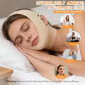 Collagen Face Sculpt Wrap, Beige, Reusable and Washable for Jawline Sculpting
