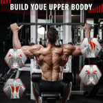 39.7'' Lat Pulldown Bar with 360° Rotation, Curl Tricep Press Down for Strength Workouts