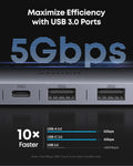 Anker USB C Hub, 7-in-1 Multi-Port USB Adapter for Laptops, 4K@60Hz USB C to HDMI Splitter, 85W Max Power Delivery, 3xUSBA & C 3.0 Data Ports, SD/TF Card, for Type C Devices (Charger Not Included)