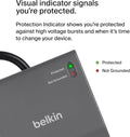 Belkin 12-Outlet Surge Protector Power Strip w/ 12 AC Outlets & 8ft Flat Plug, UL-listed Heavy-Duty Extension Cord for Home, Office, Travel, Computer, Laptop, Charger - 3,940 Joules of Protection