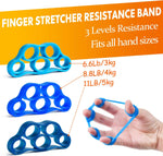 Grip Strength Trainer Kit - 7 Piece Adjustable Hand Exerciser Set