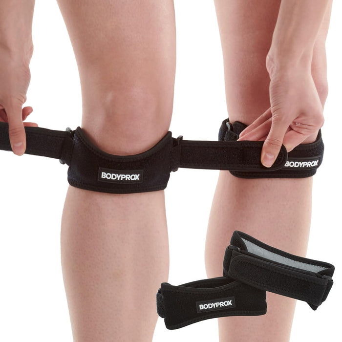 Bodyprox Patella Tendon Knee Strap 2 Pack for Knee Pain Relief