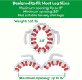 TESMED Manual Cellulite Massager Made in Italy with Converging Roller Technology