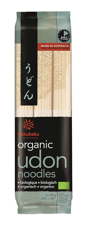 Hakubaku Organic Udon Wheat Noodle (1 x 9.5 OZ)