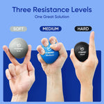 FitBeast 6-Piece Grip Strength Trainer Kit for Hand Therapy & Rehab