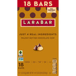 Larabar Peanut Butter Chocolate Chip, Fruit and Nut Bars, Gluten Free and Vegan, 28.8 oz, 18 Ct
