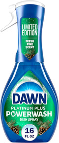 Dawn Powerwash Spray, Dish Soap, Dishwashing Liquid, Cleaning Supplies, Fresh Pine, 1 Starter Kit, 16 Fl Oz