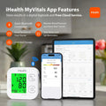 iHealth Track Smart Upper Arm Blood Pressure Monitor with Wide Range Cuff