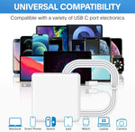 Mac Book Pro Charger - 118W USB C Charger Fast Charger Compatible with MacBook pro/Air, M1 M2 M3 M4 M5, ipad Pro, Samsung Galaxy and More, Include Charge Cable