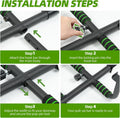 VBSD Upgrade Doorway Pull Up Bar, 440 Lbs Capacity, Ergonomic Grips