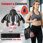 Adjustable Thigh Trainer for Women, 10-100lb Resistance Exerciser with Leg Band & Poster