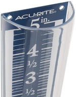 AcuRite 5" Capacity Easy-to-Read Magnifying Rain Gauge, Acrylic (00850A3)