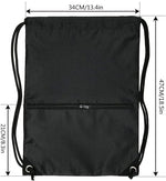 HOLYLUCK Drawstring Backpack Bag Sport Gym Sackpack