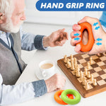 Grip Strength Trainer Set (8 Pack) - Forearm Strengthener, Stress Balls, Hand Therapy Equipment