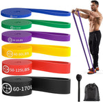 Exercise Bands Set of 6 Resistance Bands for Home Workout
