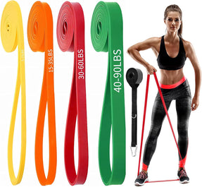 Resistance Bands Set for Working Out, Pull Up Assist, Exercise Bands for Women and Men