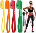 Resistance Bands Set for Working Out, Pull Up Assist, Exercise Bands for Women and Men