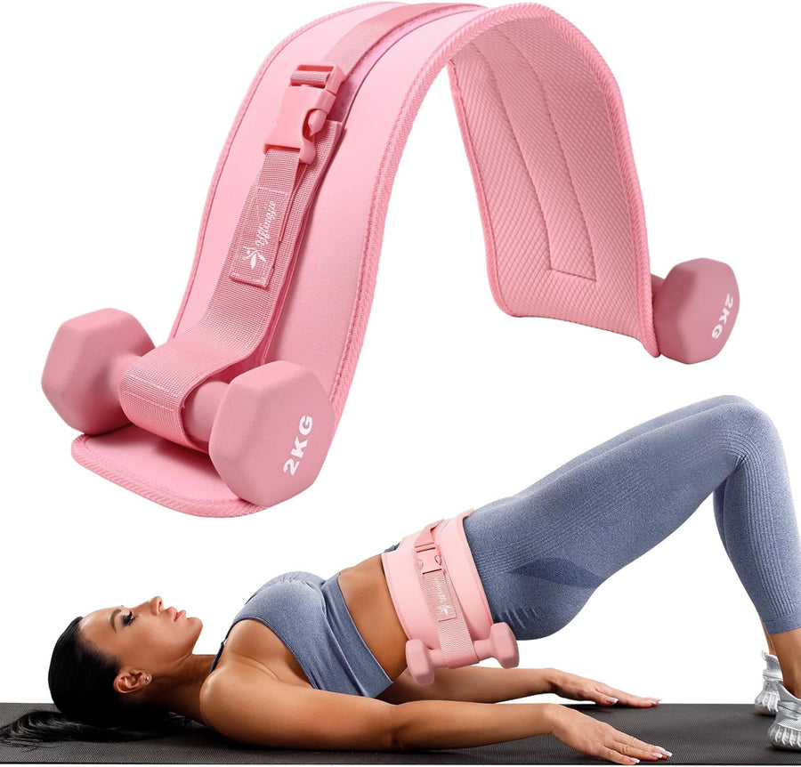 Durable Dumbbell Hip Thrust Belt for Comfortable Gym & Home Workouts