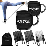 KUTIZE Adjustable Ankle Resistance Bands for Full-Body Workouts