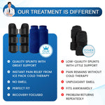 Simplation Trigger Finger Splint and Ice Pack Set for Pain Relief