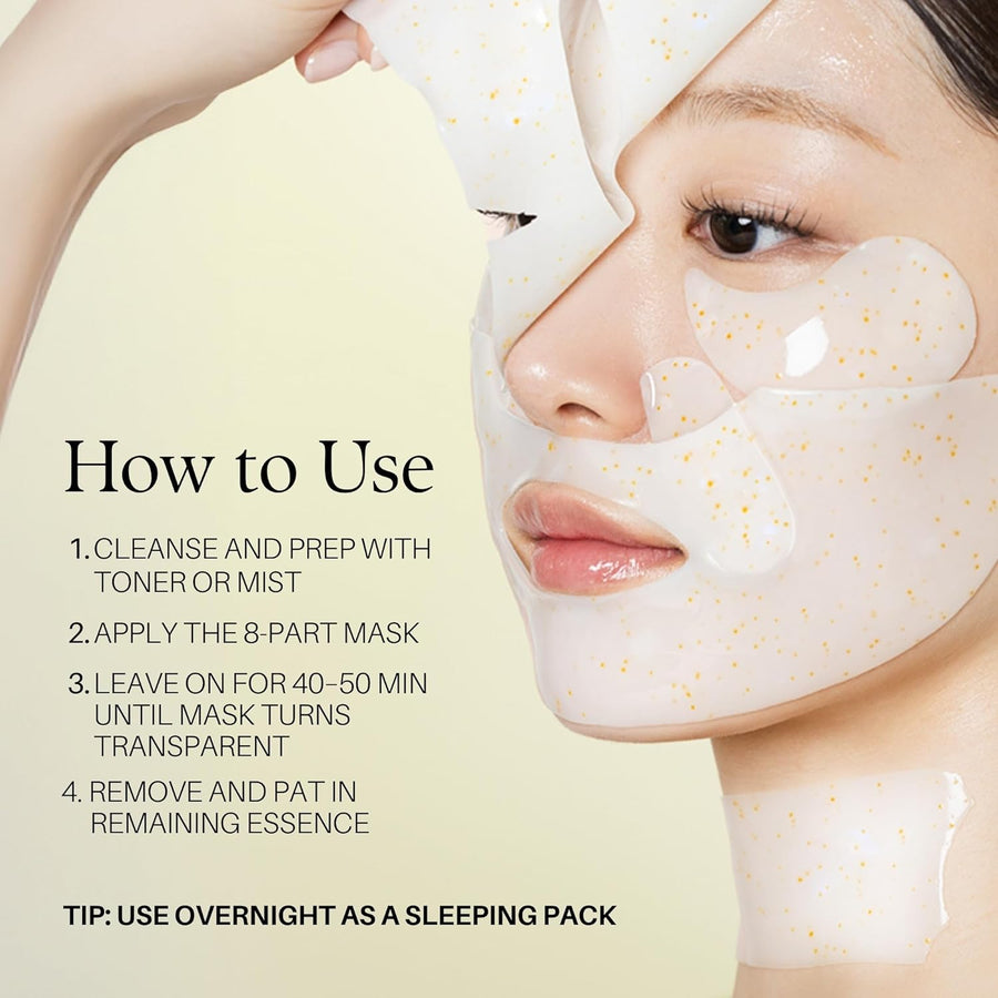 d'alba Piedmont Signature Vita Capsule Hydrogel Mask 8-Shape 1BOX (4 Sheets)