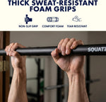 Squatz Adjustable Doorway Pull-Up Bar with Level and Locking Mechanism