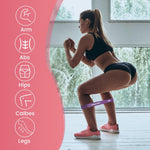 WIKDAY Resistance Bands Set of 5 for Men Women Exercise Loop Bands