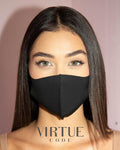 Virtue Code Second Skin Cloth Face Mask Pack. 4 Buttery Soft Masks Washable Fabric