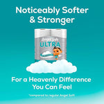 Angel Soft Ultra Toilet Paper, 6 Mega Rolls = 24 Regular Rolls, 2 Ply Toilet Tissue