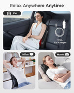 Boriwat Back Massager with Heat for Neck, Shoulder, Leg Pain Relief