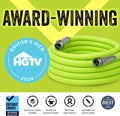 Flexzilla Garden Hose with SwivelGrip, 5/8 in. x 50 ft., Lightweight All-Weather Water Hose, Durable and Flexible, Leak-Free Connections
