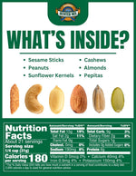 Southern Style Nuts Gourmet Hunter Bulk Trail Mix, 23 oz (Pack of 1), Sesame Sticks, Roasted Peanuts, Sunflower Kernels, Almonds, Cashews & Pepitas, Mixed Nuts, Snacks for Adults & Kids