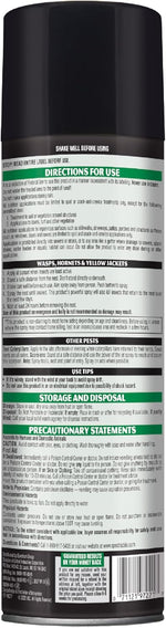 Spectracide Wasp & Hornet Killer Aerosol Kills Wasps, Hornets And Yellow Jackets On Contact & Eliminates The Nest, 12 Pack