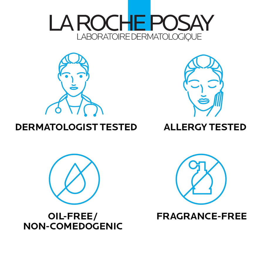 La Roche-Posay Toleriane Hydrating Gentle Face Cleanser, Hydrating Facial Cleanser With Niacinamide + Ceramides, Daily Face Wash For Dry Skin To Normal Skin, Sensitive Skin Tested, Fragrance Free
