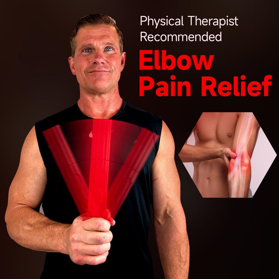 FitBeast Flex Therapy Bar - Relieve Tendonitis, Improve Grip Strength