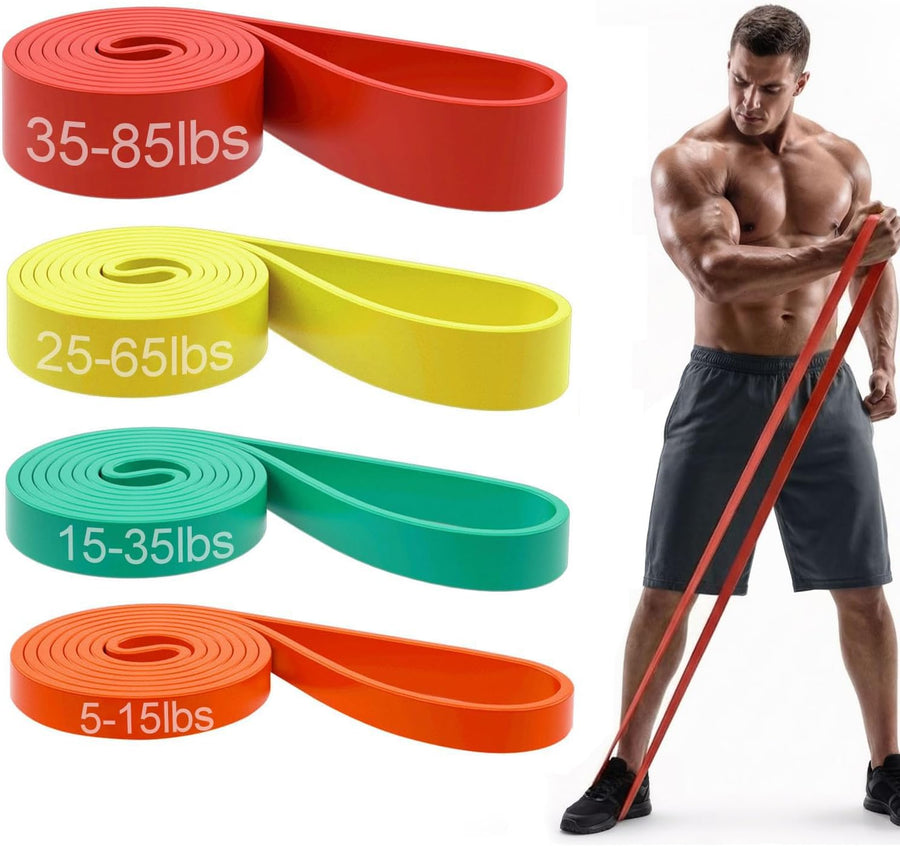 Pull Up Bands Set: Resistance Bands for Workout, Therapy & Muscle Training