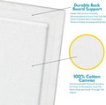 KEFF 24-Pack Canvas for Painting, 6 of 5x7, 8x10, 9x12,11x14 Painting Canvas Boards, Art Supplies for Adults & Kids - 100% Cotton Primed Canvases for Painting Acrylic, Oil, Watercolor, Tempera